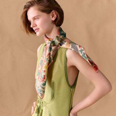 グリーン - レディス, スカーフ、ショール＆マフラー, スカーフ